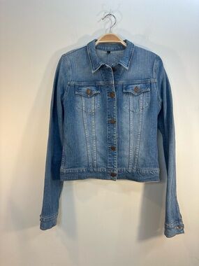J Brand Denim Jean Jacket Medium Universe Wash Size M Cotton Elastane Womens